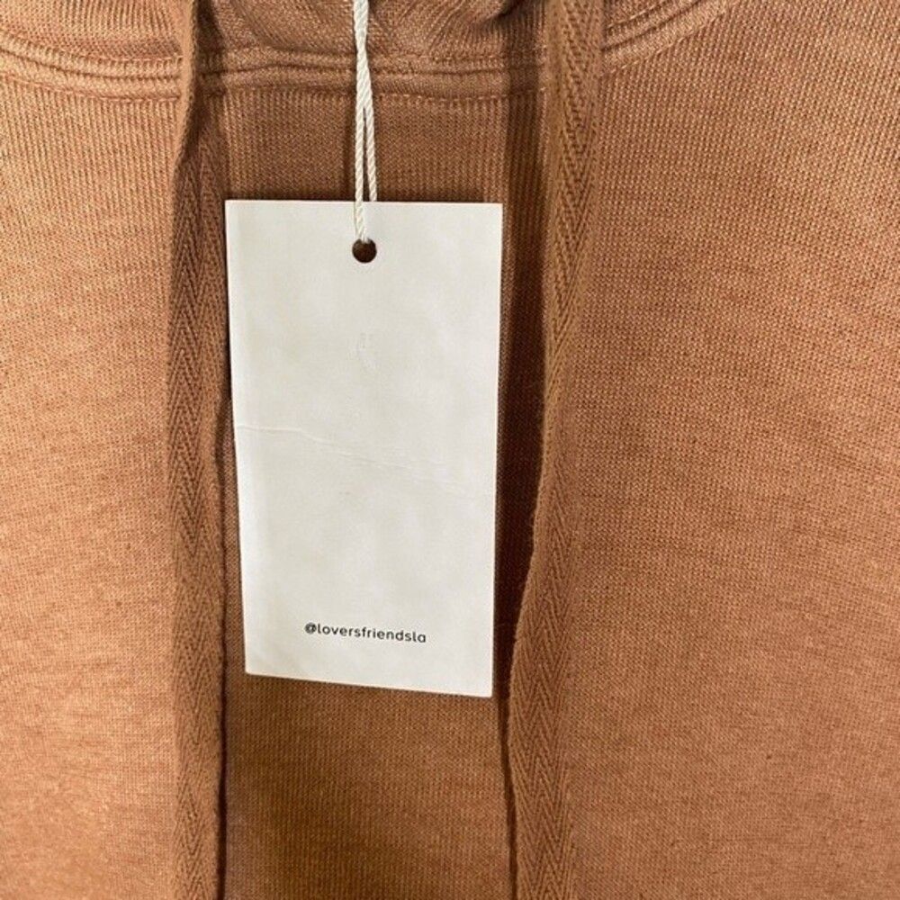 New Lovers + Friends Oversized Hoodie Mocha Nude medium - Picture 6 of 7